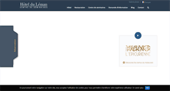 Desktop Screenshot of hotel-leman.ch